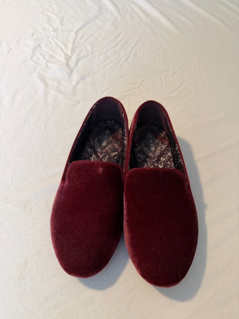 Birdies New Starling Flats – Red Velvet | Size 8 - Picture 2 of 4